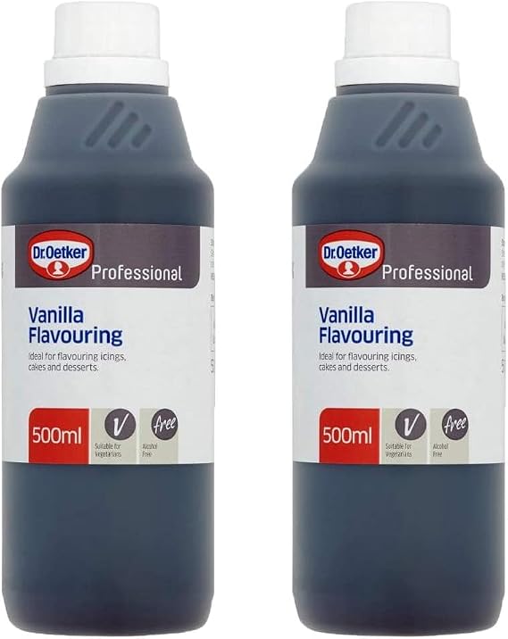 Dr. Oetker Vanilla Professional Flavouring 500ml - Pack of 2