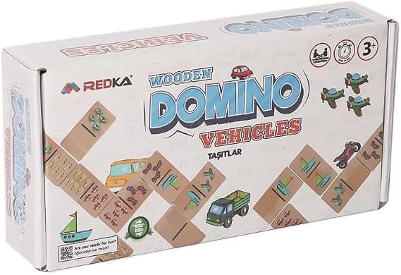 Rd5649 Ahşap Domino Oyunu Araçlar -Redka