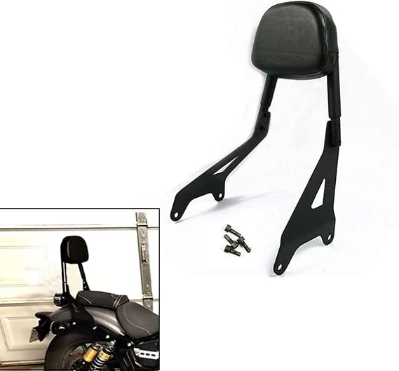 Removable Backrest with Pad for Yamaha Bolt XV950 XVS950 2013 2014 2015 2016 2017 (For Yamaha Bolt A)
