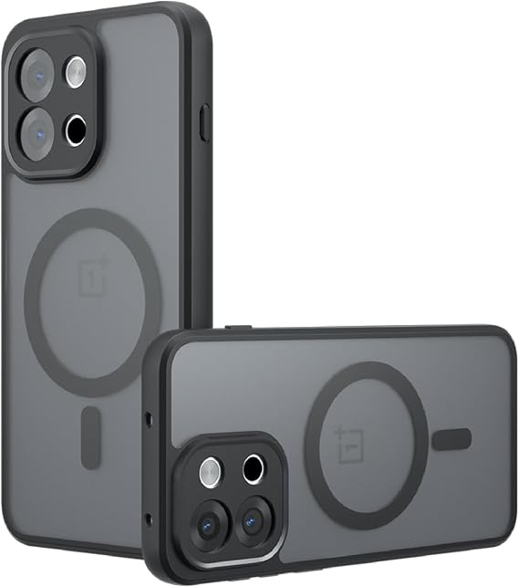 MGUEIAO Case Compatible with OnePlus 13T,Compatible with Magsafe,Scratch-Resistant,Shockproof Phone Bumper Cover-Black