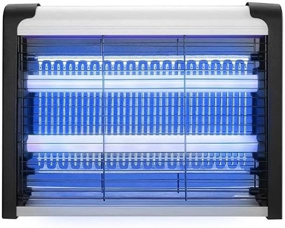 Siyah 6 Watt 2000 Volt İki LED'li Elektrikli Sinek ve Haşere Öldürücü