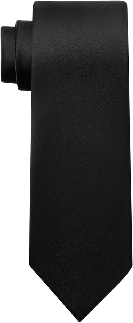 8cm Men Ties Classic Men's Solid Satin Neck Tie, Premium Pure Color Necktie with Multiple Colors, Formal Neckties for Men Business Wedding Party Work Tie