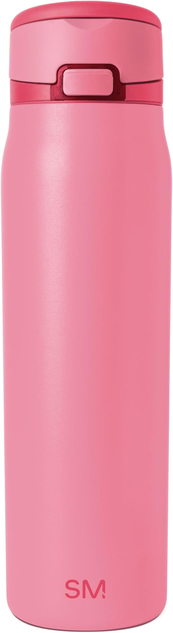 Simple Modern Mesa Loop Water Bottle with Straw | 30oz Cup Holder Friendly Insulated Stainless Steel Bottles for Travel, Sports and School | Velvet Pink