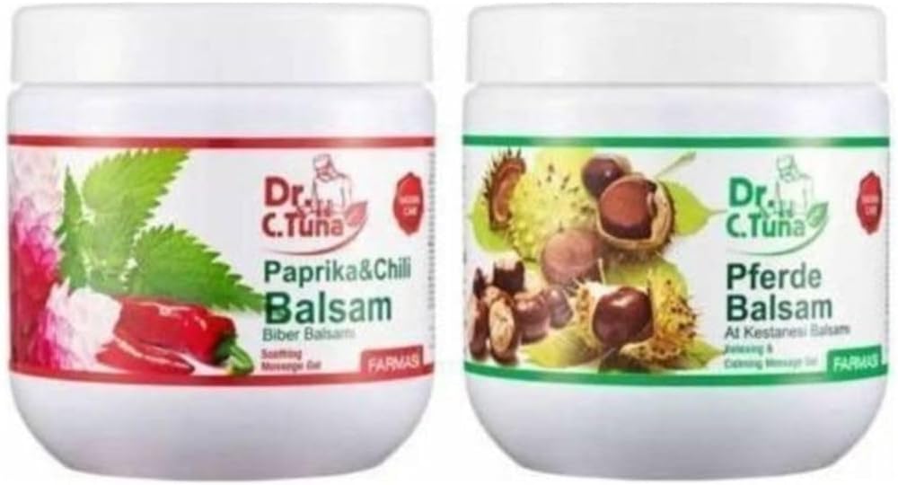 Farmasi Biberli Masaj Jeli 500 ml + At Kestanesi Masaj Jeli 500 ml