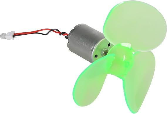 DEWIN DIY Wind Generator Kits, 90mm 0.01V-24V Micro Wind Power Generator Mini Wind Turbine DC Motor Model DIY Kits with Fan
