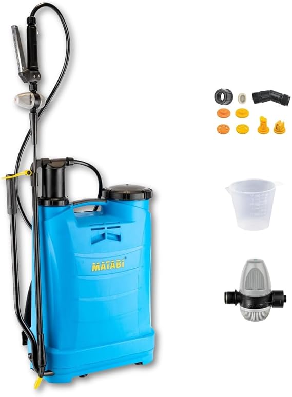 Matabi Evolution 16 - Garden Sprayer 16L - Pressure Regulator, Nozzle Set