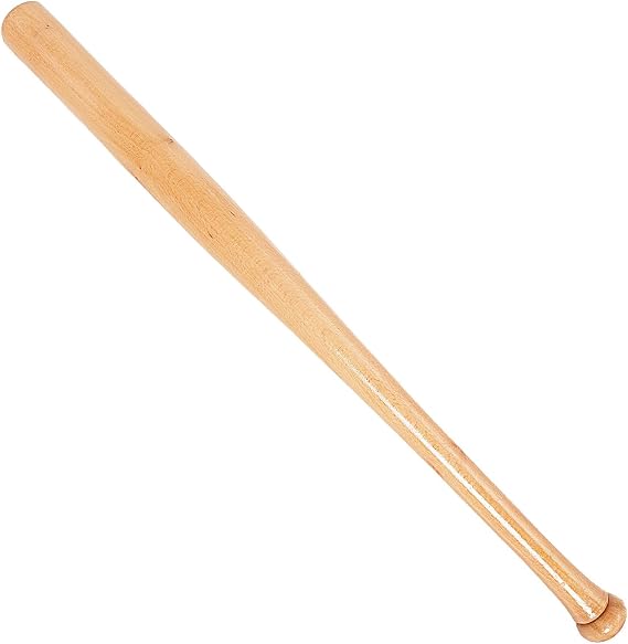 Small Baseball Bat 18" Wood Unfinished Handmade Projects or Sports Party Favors Wood Baseball Bat