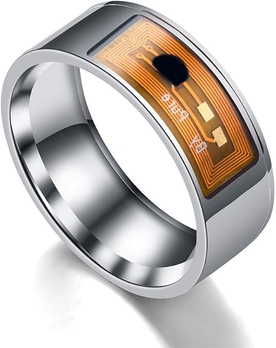 Smart Ring NFC Multifunctional Waterproof Intelligent Wear Digital Accessories for Phone Unlock App Control Information Transfer Privacy Encryption File Lock Card Recharge