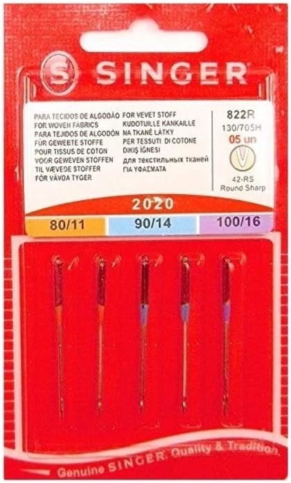 Singer Universal Regular Sewing Machine Needles - Assorted, 8011, 9014 & 10016