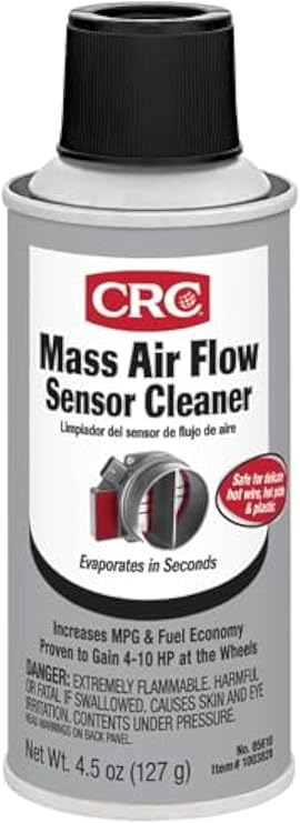 CRC 05610 Mass Air Flow Sensor Cleaner, 4.5 Wt OZ