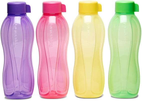 Tupperware Aquasafe 1l Bottle 4pc