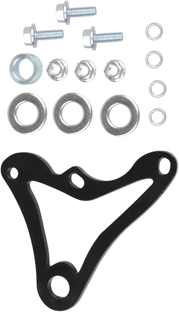 Hydraulic Brake Caliper Bracket Kit for COLEMAN RB100 RT100 for MOTO MM-B80 MM-B105 FRP GMB100 Complete Mount Fits for MINI Bikes Supports Disc System Steel Easy Installation