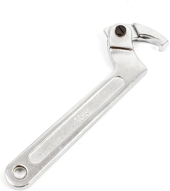 C Spanner Tool Adjustable Hook Wrench Chrome Vanadium 19-51MM