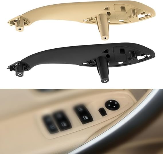 Replacement Armrest and Inner Door Handle for for BMW F30 F35 3 Series Seamless Integration with Factory Interior (Right Front Black)