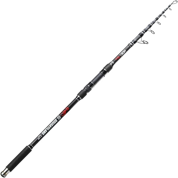 Sougayilang Telescopic Carp Rod, Portable Travel Fishing Rods, Carbon Fiber Spinning Fishing Pole For Carp Feeder Fishing 3.6M/3.9M/4.2M
