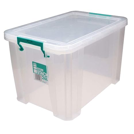 26 Litre Storage Box W470xD300xH290mm Clear RB11088