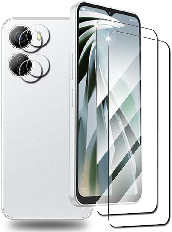 ZTE Libero 5G IV Glass Film + A302ZT Camera Film Asahi Glass Made in Japan Libero 5G IV Fingerprint Authentication Compatible ZTE nubia Ivy Film Hardness 9H Impact Resistant Scratch Prevention