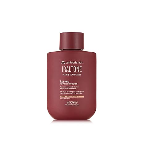 Cantabria Labs - Iraltone Restore Conditioner – Conditioner Repastaurates and Protects Hair Fiber 200ml – For Dry or Damaged Hair – With Vegan Keratin and MetforHair® – Nourishes