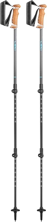 LEKI Lhasa アルミニウム 調節可能 軽量 ウォーキングポール トレッキング&ハイキング用