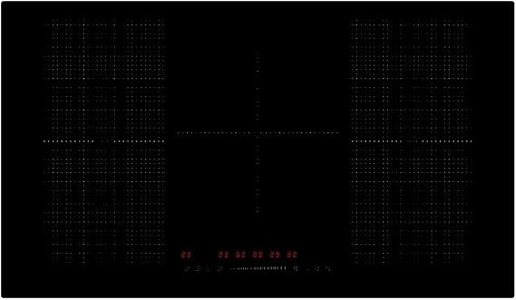 Cookology Essentials 90cm Flex Electric Induction Hob - Black
