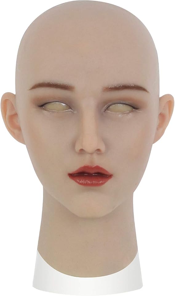 ROANYER Female Mask, Transvestite Mask, Man's Daughter, Disguise, Makeup, Silicone Mask, For Men, Costume, Horse Daughter Cosplay, Beauty Mask