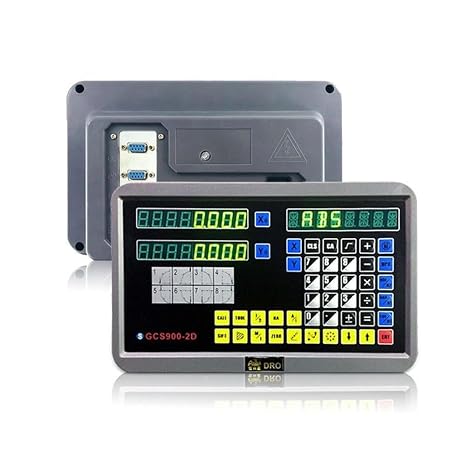 Digital Readout 2 Axis 3 Axis DRO Display Linear Scale 100~1000mm Precision 5µm for Bridgeport/Knee Milling Lathe EDM Mill Machine (2 AXIS DRO)