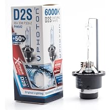 Photon D2S 6000K + 50% More Vision Bulb 2 PCS