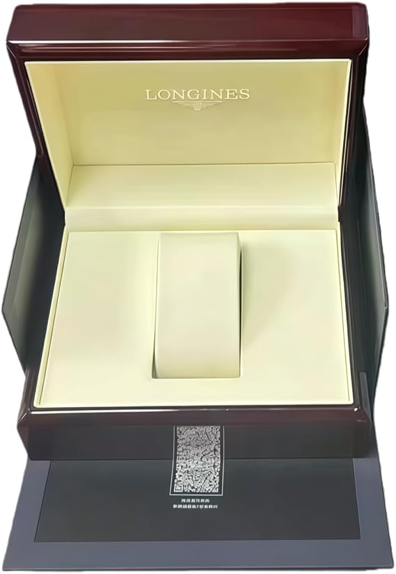 Solid Wood Watch Storage Box Hard Shell Case Glossy Exterior Soft Lining Protective Organiser for Longines HydroConquest