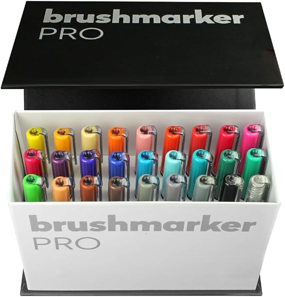 Karin Brushmarker PRO Mini Box 26 colours + 1 blender set, Assorted