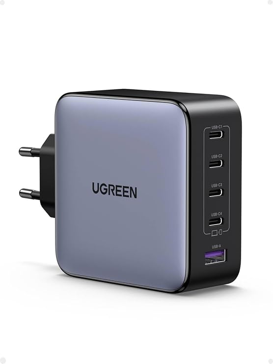 UGREEN Nexode 100W USB C Charger Fast Charging with 5 Ports Adapter