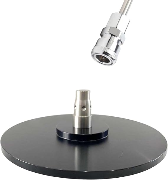 Large Air Quick Connector Vacuum Vac U Lock Machine Attachments Suction Cup Reciprocating Saw Adapter Prevent Rotation Sawzall Smooth Aluminum Alloy Without Adapter 12cm/4.7in (Black Large)