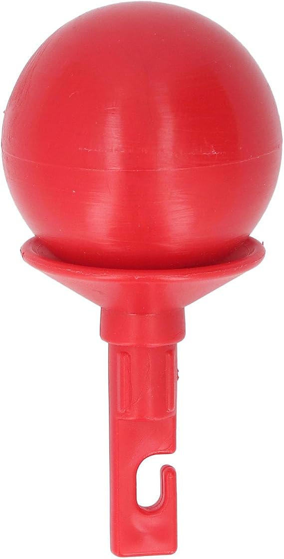 Ambutech Rolling Cane Tip Replacement, White Hook Wheel for Blind Walking Stick, Mobility Aid Accessory Visually Impaired Users, Rubber Glide