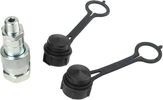 3/8 Inside Npt Hydraulic Quick Connector Set High-pressure Systems 10000 Psi – - Coupling Compatible Having Enerpac C-604 3000 Hydraulic Jacks Cylinders