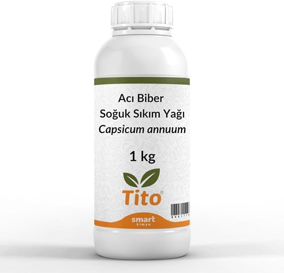 Tito Acı Biber Soğuk Sıkım Yağı Capsicum annuum 1 kg