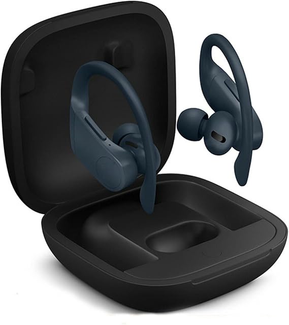 Charging Case Replacement Compatible with Powerbeats Pro with Bluetooth Pairing Sync Button, Earbuds Protective Substitute Cover, Support Cable Charging
