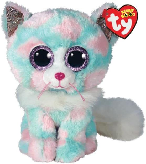 Ty Beanie Boos Regular Opal Cat Pastel 15 cm.