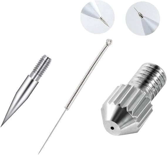 Mole Removal Needles for Plasma Pen Dot Mole Removal/Mole Tattoo Remover Pen Portable Dot Removal Kit 20 pcs Fine Needles + 3 Coarse Needle + 1 Needle Base (Removal Needles A)