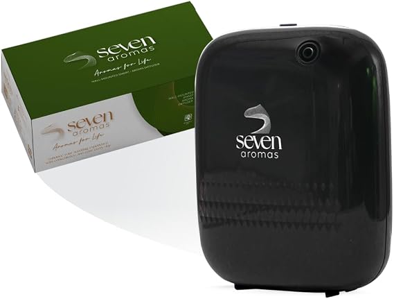 Scent Diffuser SV720 - Bluetooth app, Air Machine for Home & Commercial Use, Covers 2000 sq. ft., Portable Large Room Waterless Diffusers (Black)