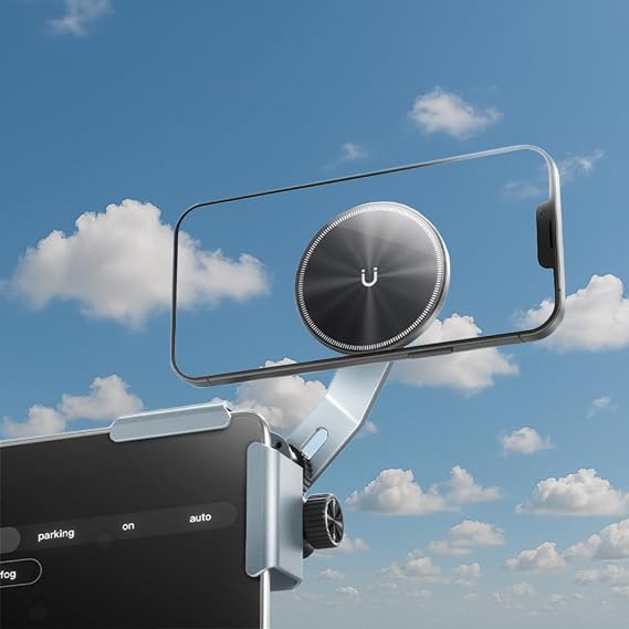 Coverzone Tesla Araba ile Uyumlu ve Multimedia Ekranlı Arabalar ile Uyumlu Mag Screen Için Universal Araç Için Akıllı Telefon Tutucusu | SU7Y