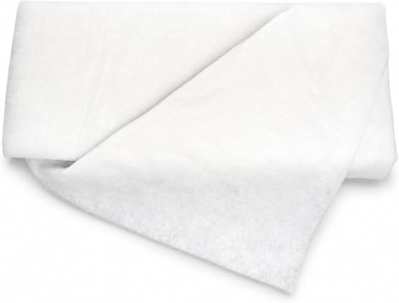 Polyester Wadding 27" Wide 2m – 1oz 40 GSM Scrim Coated Dacron Quilt Batting for Quilting, Upholstery, Cushions, Headboards, Pelmets & Craft Padding – Machine Washable – by Marent