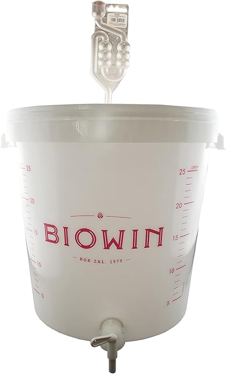 30L Fermentation Buckets, Accessories & Spares for Home Brewing (Bucket + Tap + Airlock) (Basic Bucket X2)
