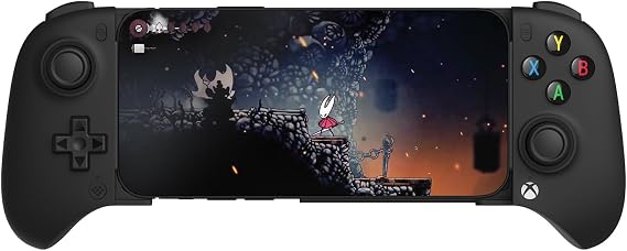 8Bitdo Ultimate Mobile Gaming Controller（iPhone、Apple、Android、Xboxクラウドゲーム対応）、Bluetoothゲームパッド（ホールエフェクトジョイスティック搭載）、プロ仕様背面ボタン2個、公式ライセンス商品 Black