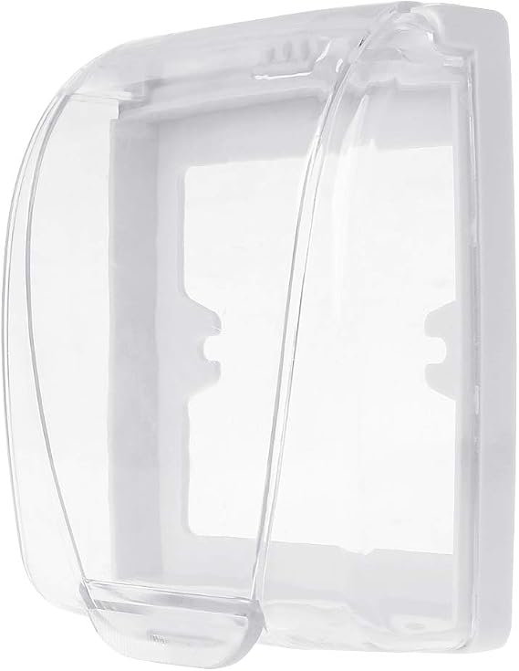 Buwei Plastic Wall Switch Waterproof Cover Box Wall Light Panel Socket Doorbell Flip Cap Cover Clear Bathroom Kitchen Accessory