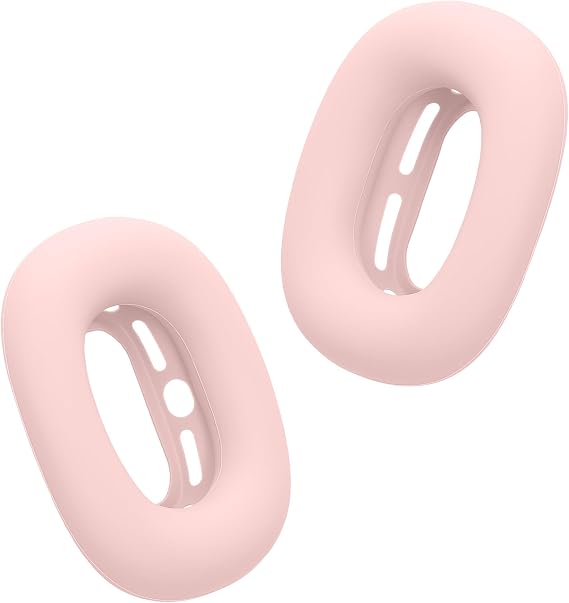 kwmobile Protective Case Compatible With Apple AirPods Max Cover - Silicone Headphones Case - Dusty Pink