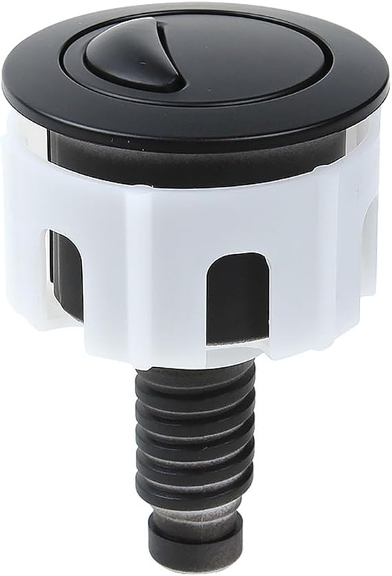 Toilet Flush Button, Black Toilet Flush Button Replacement, Round Push Button Toilet Flush System, Toilet Push Button Flush Replacement.