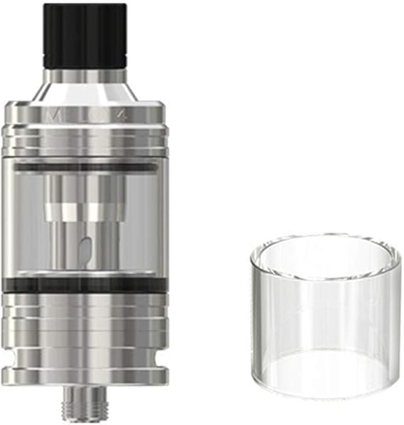 Eleaf Melo4 D22 Atomizer + Extra Glass Silver