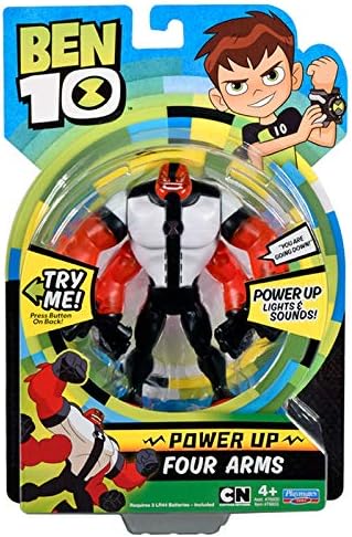 BEN 10 – Figures Deluxe Light and Sounds, Power Up Diamondhead, Multicoloured (Giochi Preziosi Spagna BEN24320)