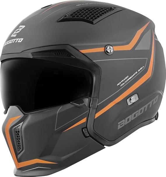 Bogotto Radic WN-ST 22.06 Helmet Orange/Black XL
