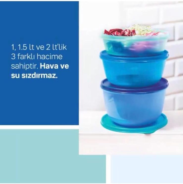 Tupperware Mücize Şekerler 3 Lü Set