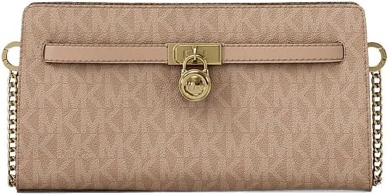 Michael Kors Hamilton Moderne Extra-Small Signature Logo Convertible Crossbody Bag - KHAKI - 32T6GNXC0V